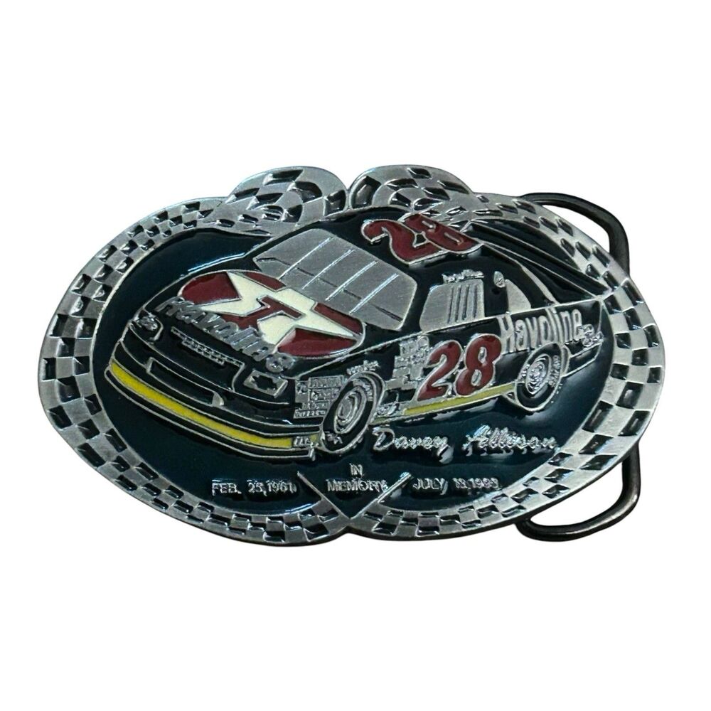 Nascar's 1961-1993 Davey Allison Texaco Havoline Belt Buckle